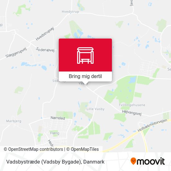 Vadsbystræde (Vadsby Bygade) kort