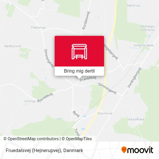 Fruedalsvej (Hejnerupvej) kort