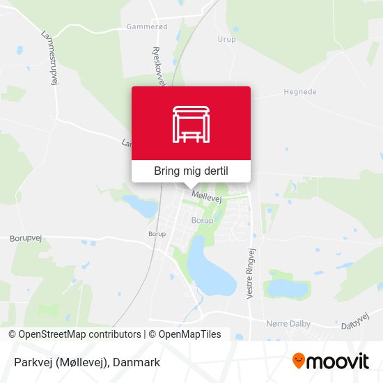 Parkvej (Møllevej) kort