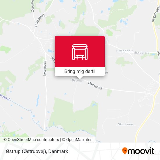 Østrup (Østrupvej) kort