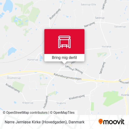 Nørre Jernløse Kirke (Hovedgaden) kort