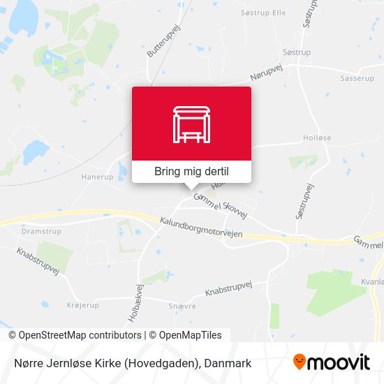 Nørre Jernløse Kirke (Hovedgaden) kort