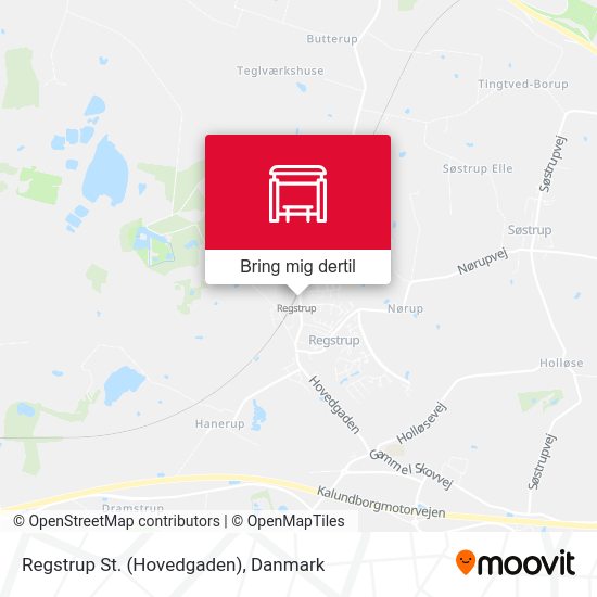 Regstrup St. (Hovedgaden) kort