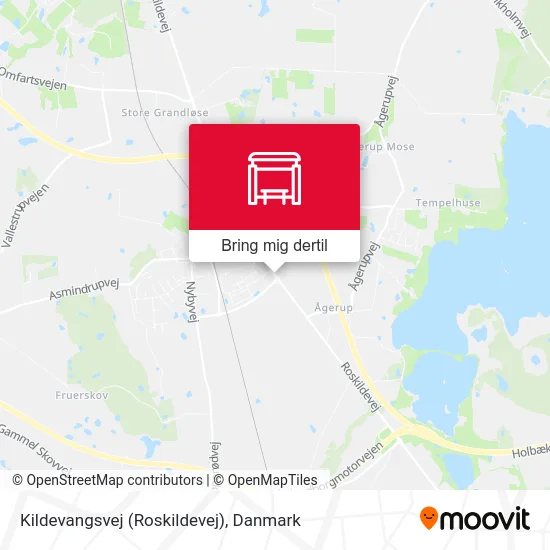 Kildevangsvej (Roskildevej) kort