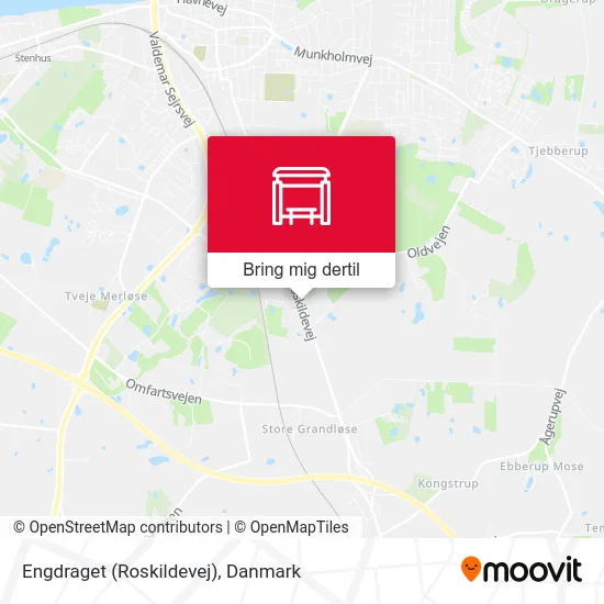 Engdraget (Roskildevej) kort