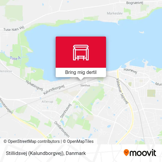Stillidsvej (Kalundborgvej) kort