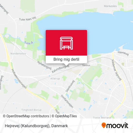 Hejrevej (Kalundborgvej) kort