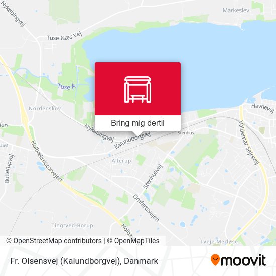 Fr. Olsensvej (Kalundborgvej) kort