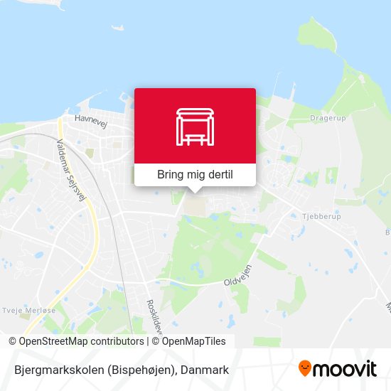 Bjergmarkskolen (Bispehøjen) kort