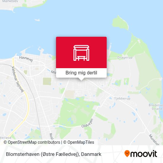 Blomsterhaven (Østre Fælledvej) kort