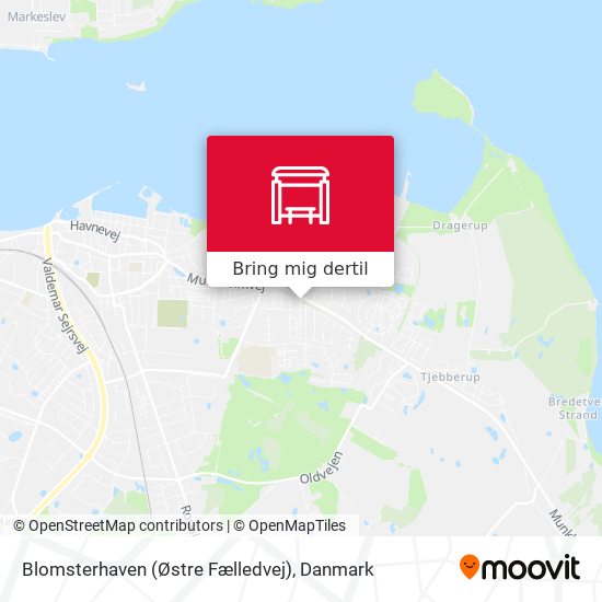 Blomsterhaven (Østre Fælledvej) kort
