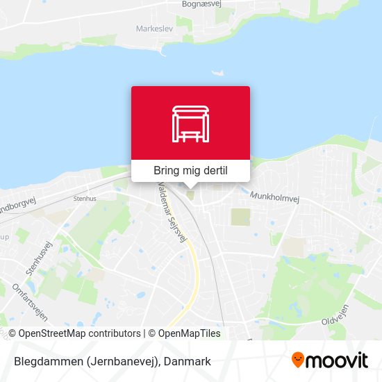 Blegdammen (Jernbanevej) kort