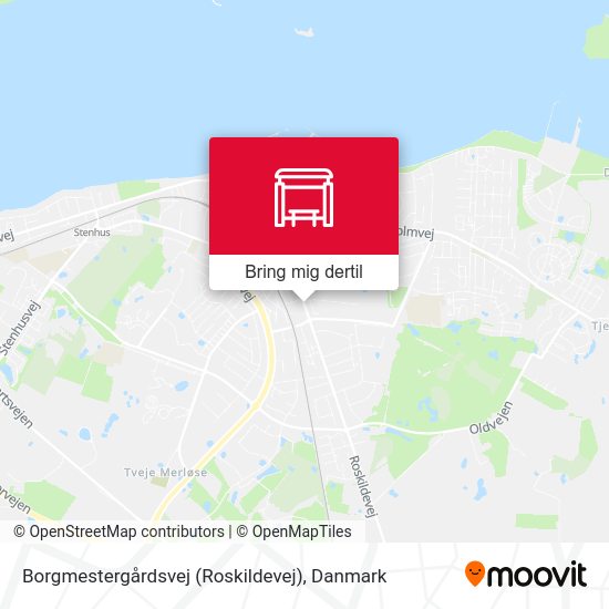 Borgmestergårdsvej (Roskildevej) kort