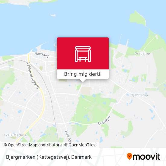 Bjergmarken (Kattegatsvej) kort