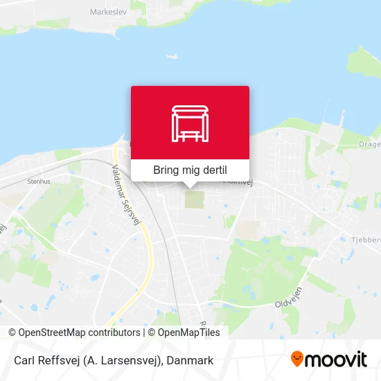 Carl Reffsvej (A. Larsensvej) kort