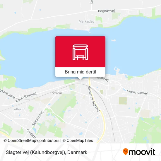 Slagterivej (Kalundborgvej) kort