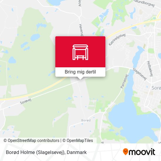 Borød Holme (Slagelsevej) kort