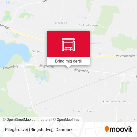 Pilegårdsvej (Ringstedvej) kort