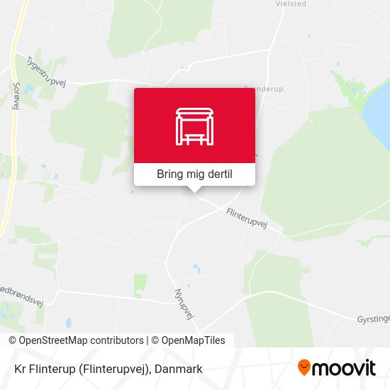 Kr Flinterup (Flinterupvej) kort