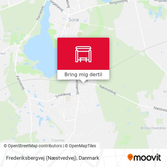 Frederiksbergvej (Næstvedvej) kort
