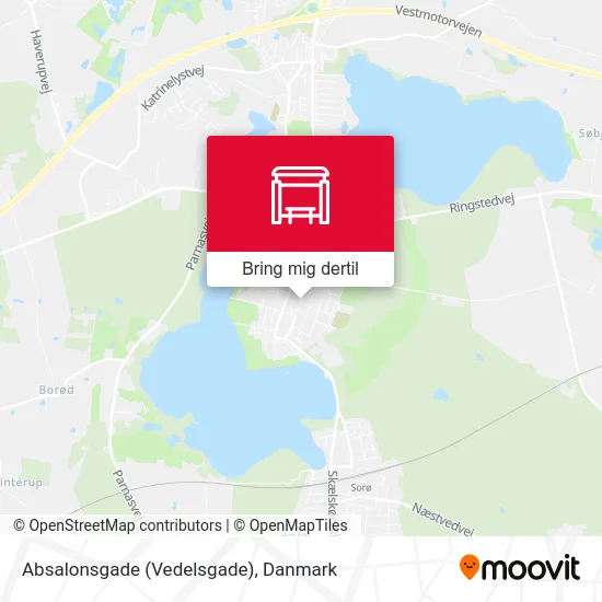 Absalonsgade (Vedelsgade) kort