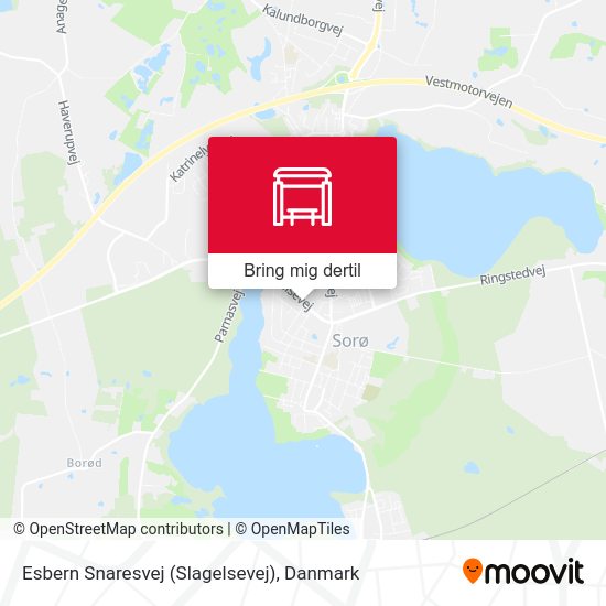 Esbern Snaresvej (Slagelsevej) kort