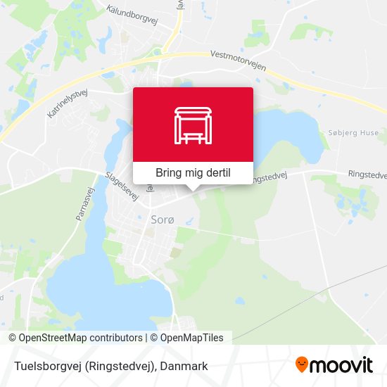 Tuelsborgvej (Ringstedvej) kort