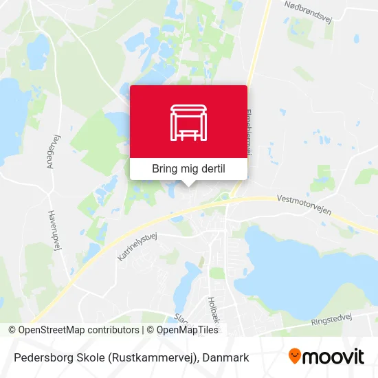 Pedersborg Skole (Rustkammervej) kort