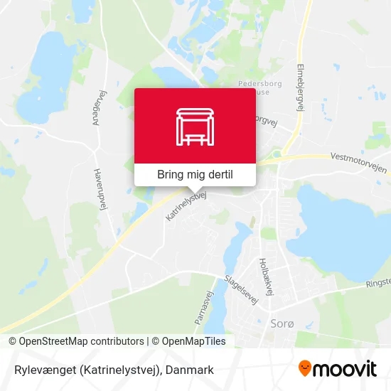 Rylevænget (Katrinelystvej) kort