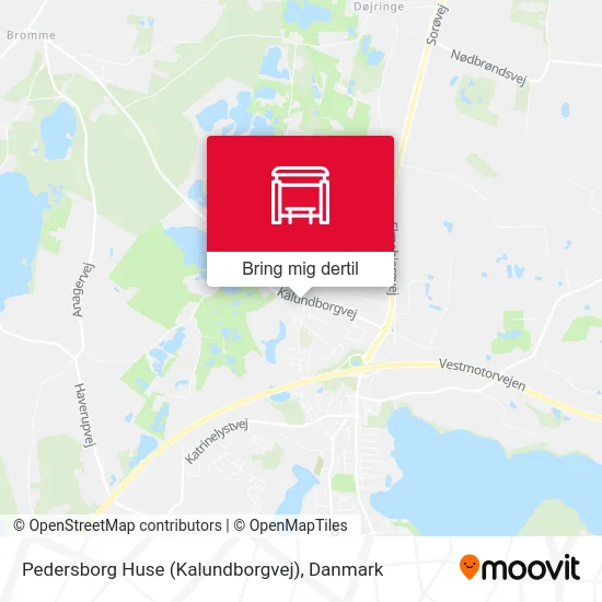 Pedersborg Huse (Kalundborgvej) kort