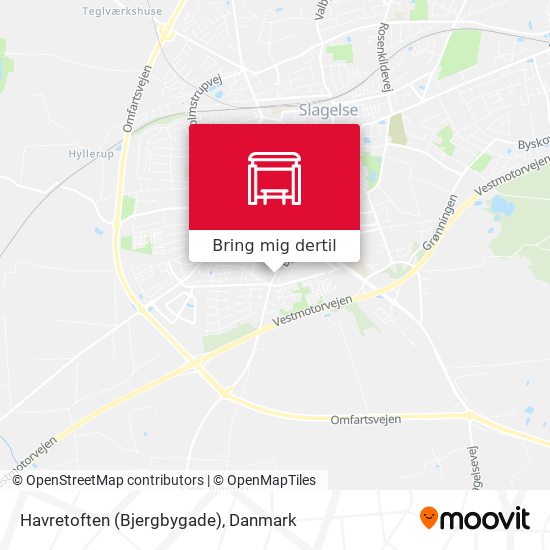 Havretoften (Bjergbygade) kort