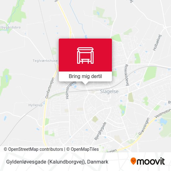Gyldenløvesgade (Kalundborgvej) kort