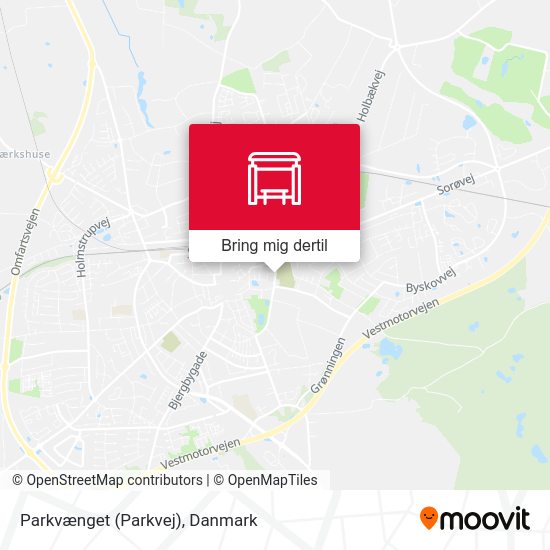 Parkvænget (Parkvej) kort