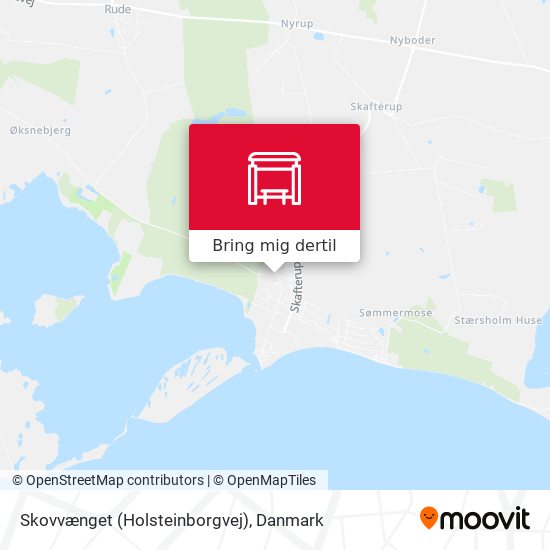 Skovvænget (Holsteinborgvej) kort