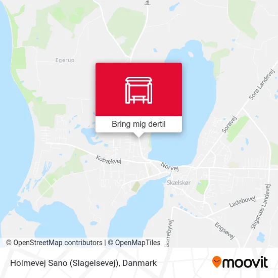 Holmevej Sano (Slagelsevej) kort