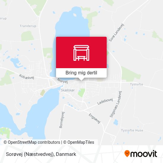 Sorøvej (Næstvedvej) kort