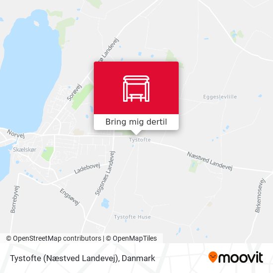 Tystofte (Næstved Landevej) kort