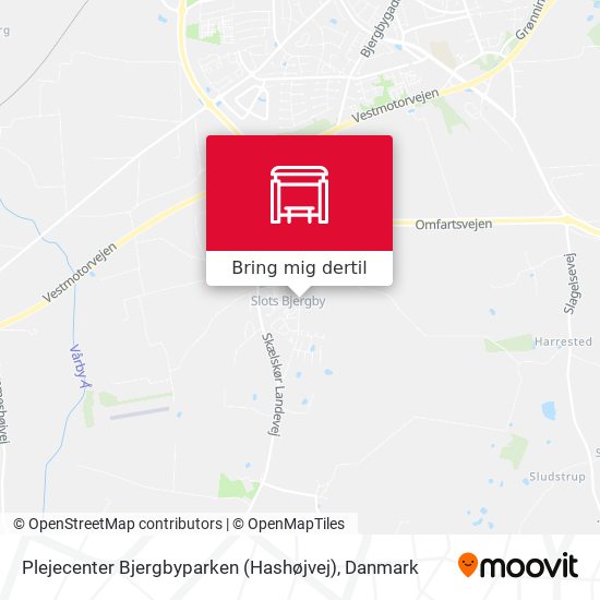 Plejecenter Bjergbyparken (Hashøjvej) kort