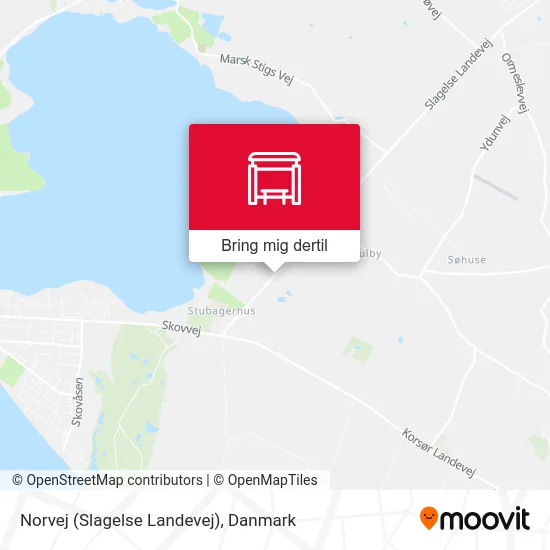 Norvej (Slagelse Landevej) kort