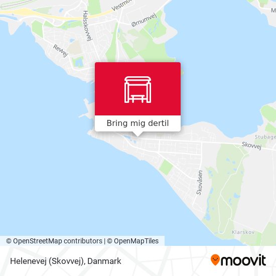 Helenevej (Skovvej) kort
