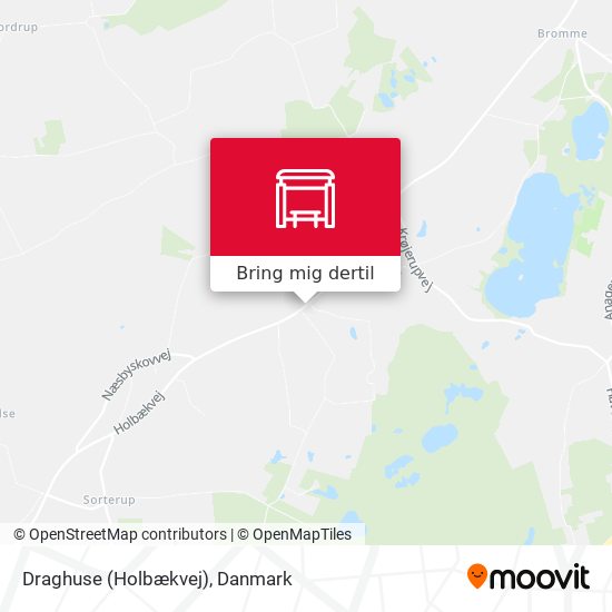 Draghuse (Holbækvej) kort