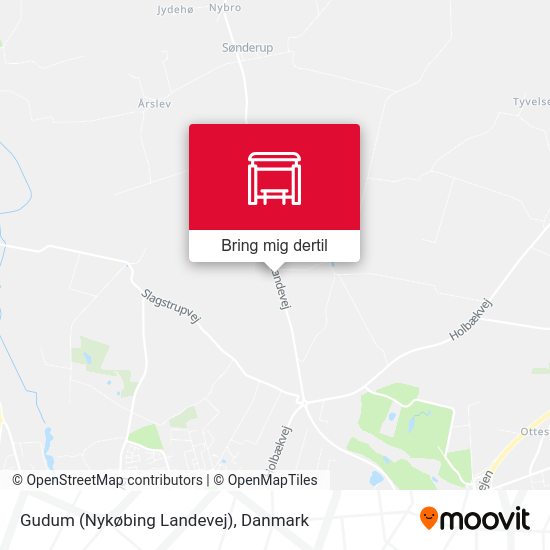 Gudum (Nykøbing Landevej) kort