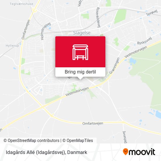 Idagårds Allé (Idagårdsvej) kort