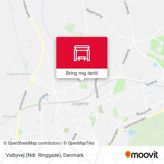 Valbyvej (Ndr. Ringgade) kort