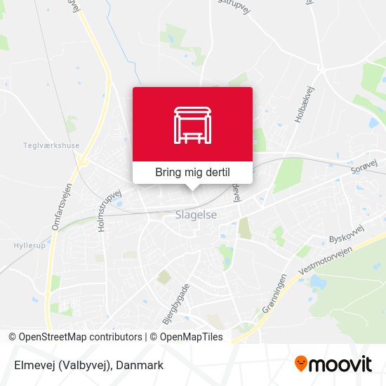 Elmevej (Valbyvej) kort