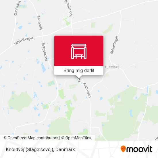 Knoldvej (Slagelsevej) kort