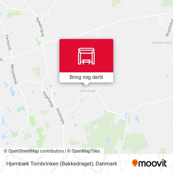 Hjembæk Tornbrinken (Bakkedraget) kort