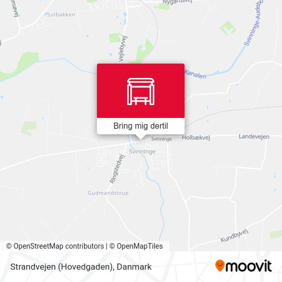 Strandvejen (Hovedgaden) kort