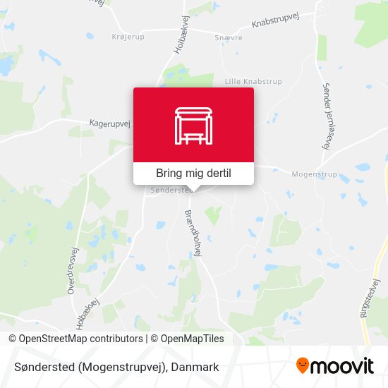 Søndersted (Mogenstrupvej) kort