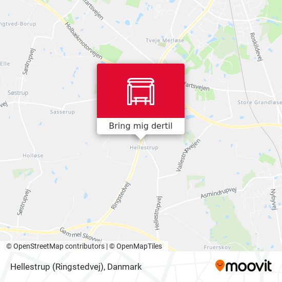 Hellestrup (Ringstedvej) kort